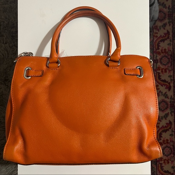 Michael Kors Orange Hamilton Satchel - Picture 2 of 13